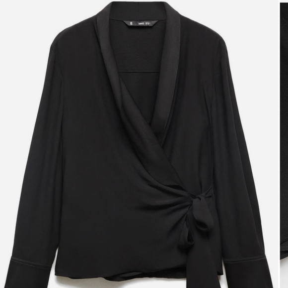 MNG NWOT WRAP JACKET TOP SZ 2 - Picture 1 of 14